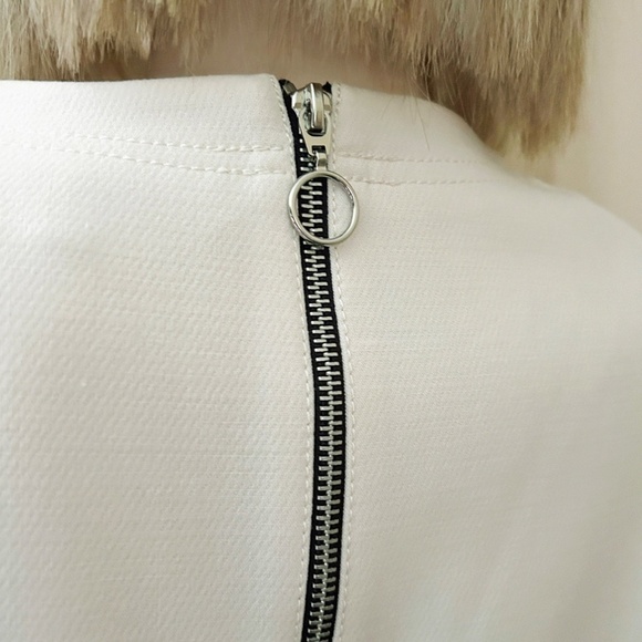 Rachel Roy Shift Dress with Seam Stitching Detail Large zippered pockets S-M - Picture 12 of 16